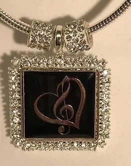 I Love Music Pendant