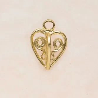 Sydney's Heart Charms  $28  (priced per pair)