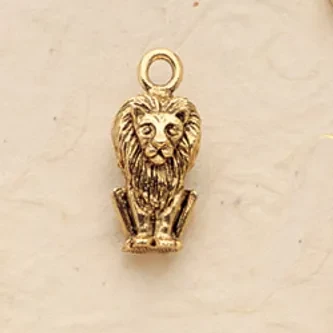 Lion Charms (Double Faced) $28.00 Priced per pair