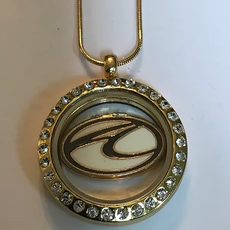 American Coach Crystal Locket (The locket opens up and has a glass case and you my want to add a cobra chain)