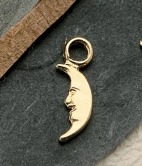Crescent Moon Charm Pair $26 priced per pair