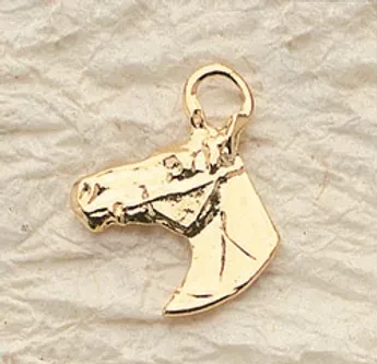 Horse Head Charm Pair