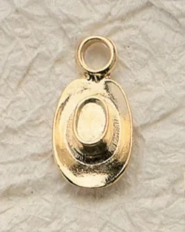 Cowboy Hat Charm Pair
