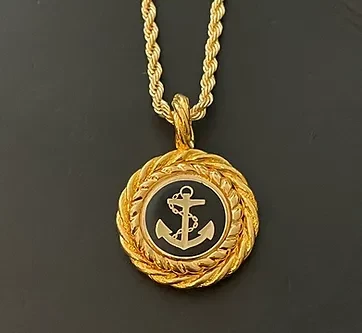 U.S. Navy Rope Anchor Medallion