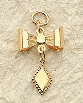 Diamond Bow Charms   $28   (priced per pair) Looks great with oval frame or lace hearts !