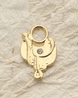 Saddle Charm Pair