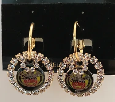 Ladies Oriental Shrine Earring Set