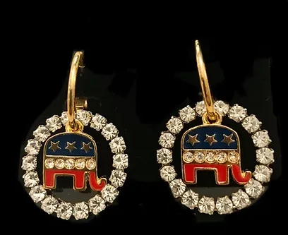 Republican Elephant Charm