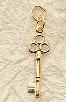 Key Charm  (priced per pair) Looks great with Lace Hearts too!