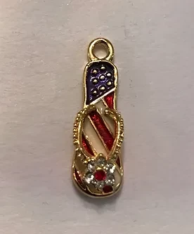 Patriotic Sandal Charms $28 pair     (Priced per pair)