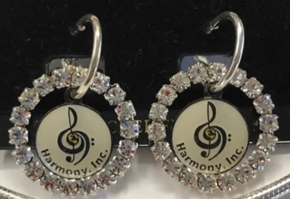 Harmony Inc. Barbershop Logo Earring Set