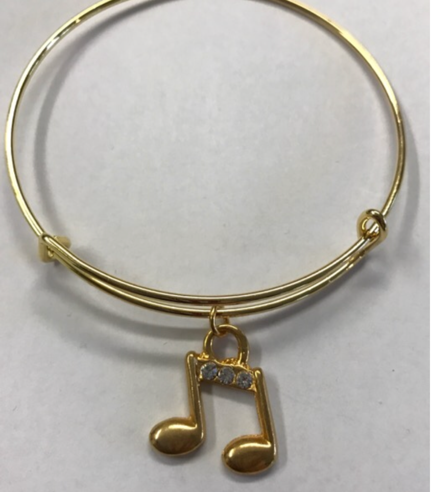Music Note Expandable Bracelet