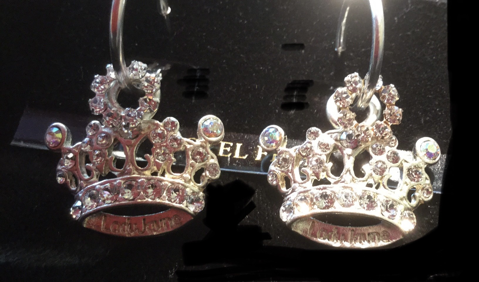 Crystal Crown set $72 per pair