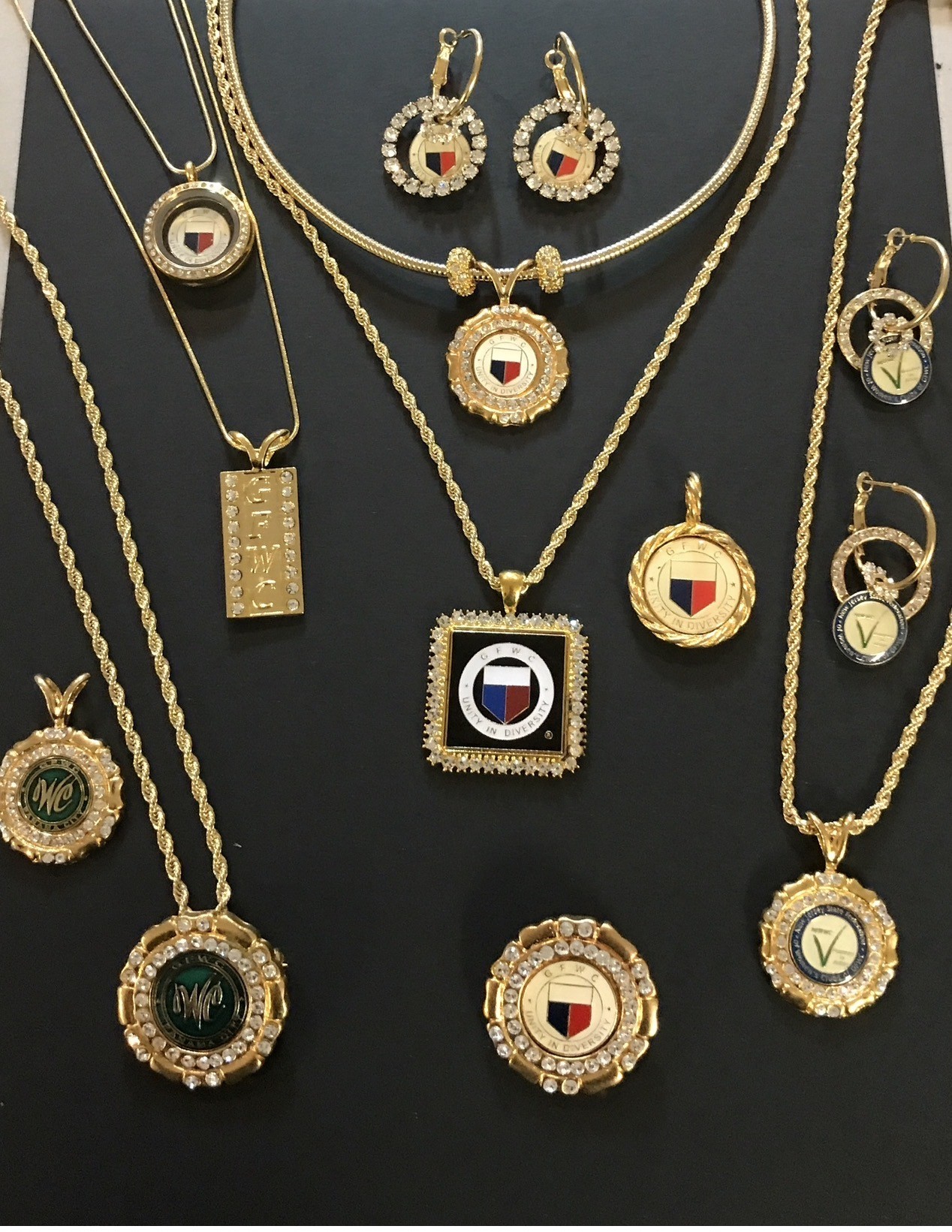 GFWC Earring Charms (complete Set )$79