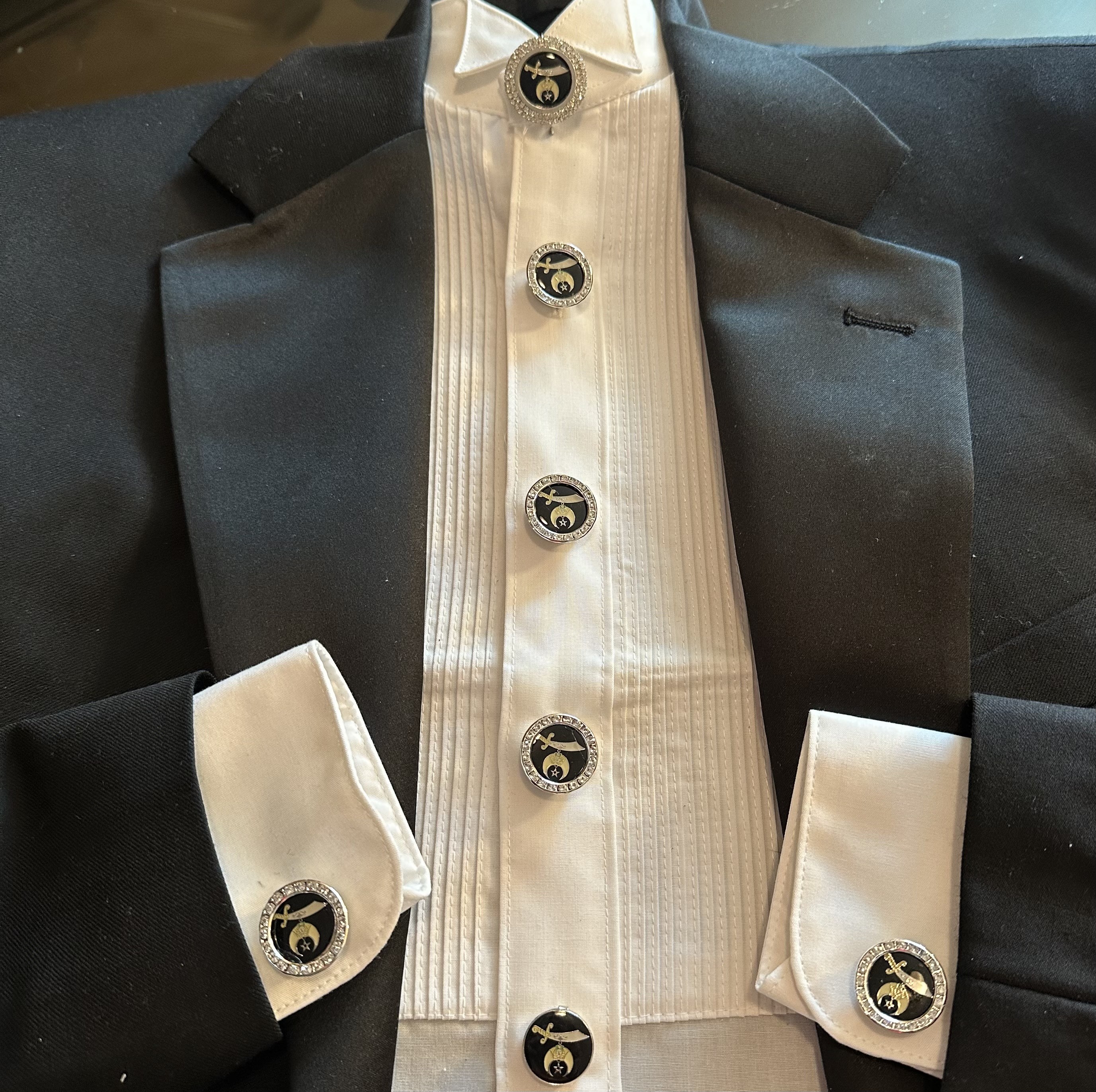 Shriners Crystal Button Covers $39 each