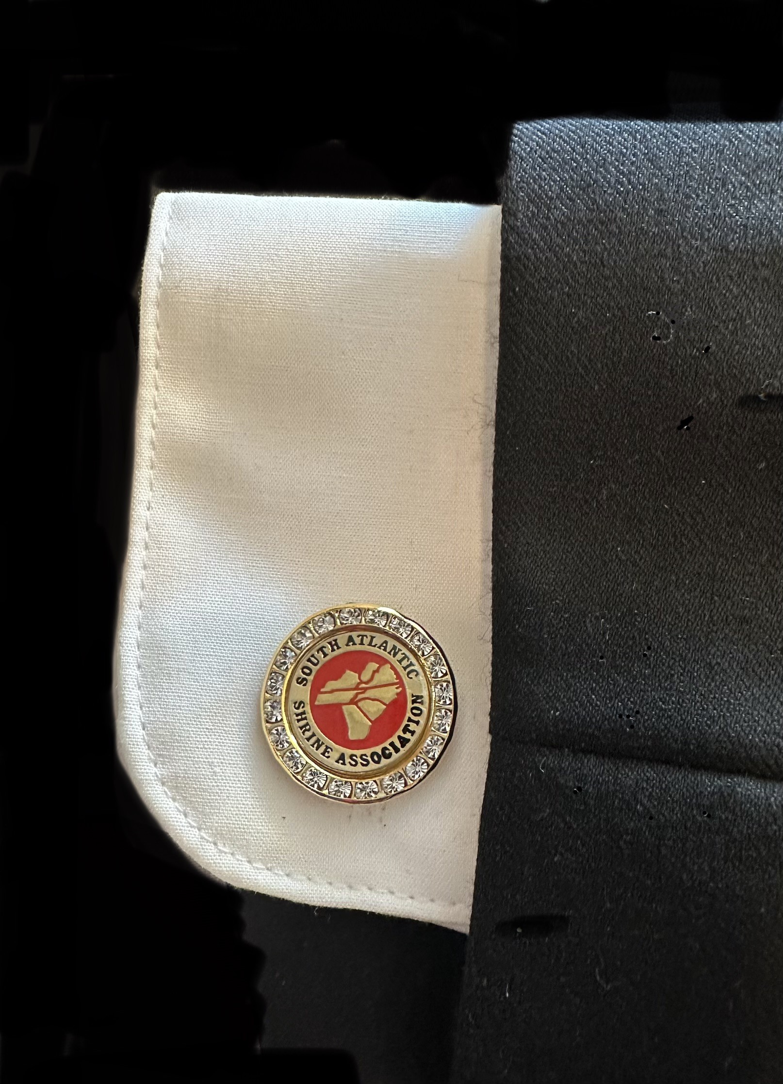 SHRINERS SASA Southern Atlantic Shriners Association cufflinks $79 pair