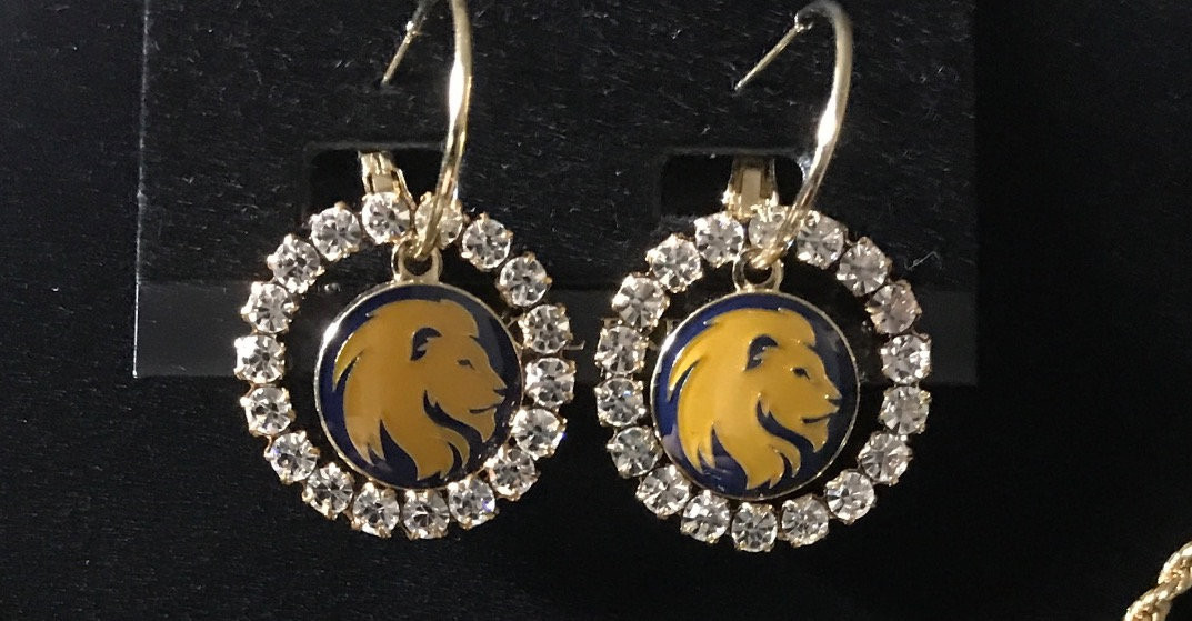 Lions Head Earring Set