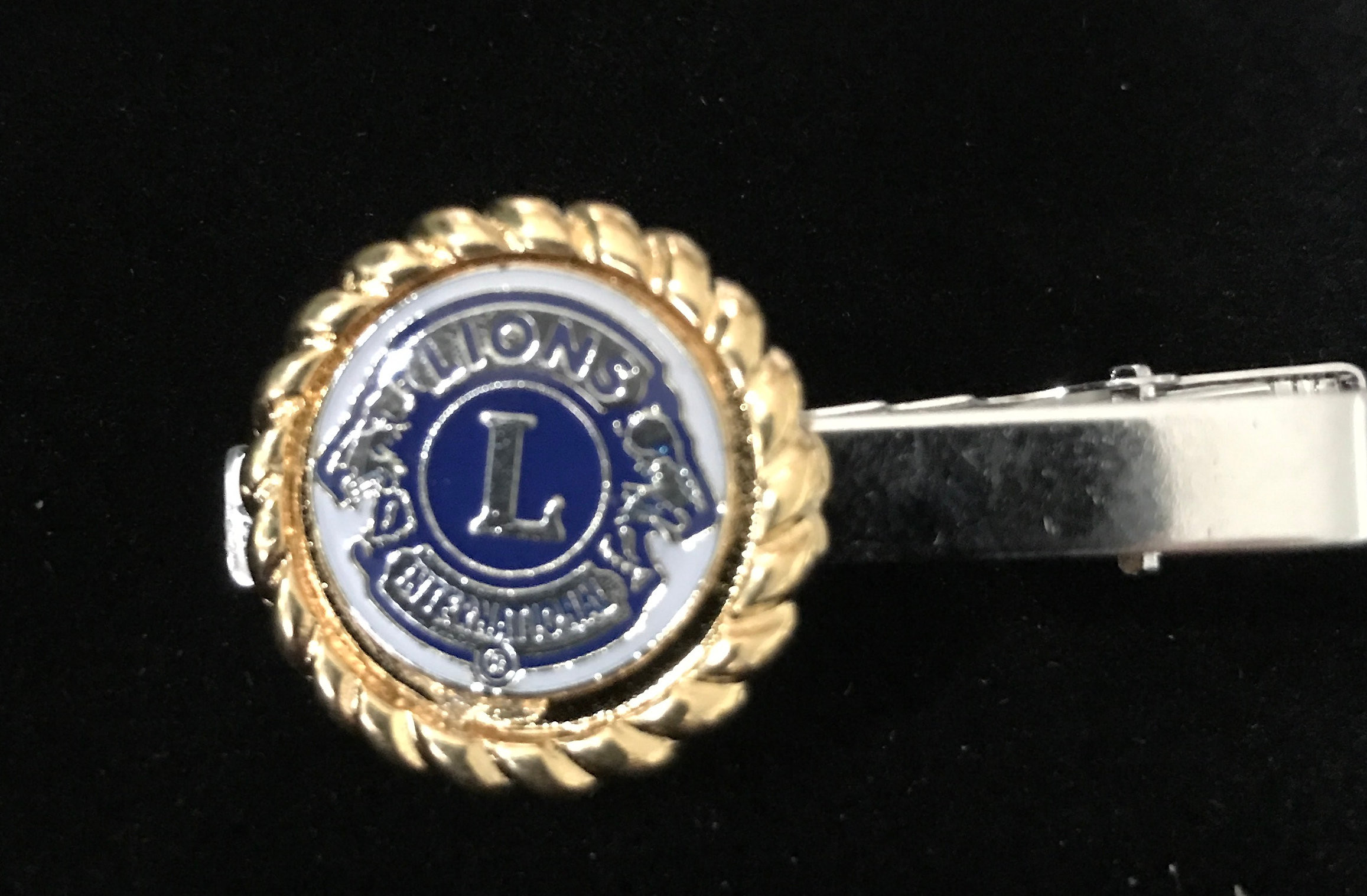Lions International Tie Clasp