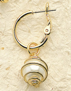 Round Swirl Pearl Charms $28 priced per pair