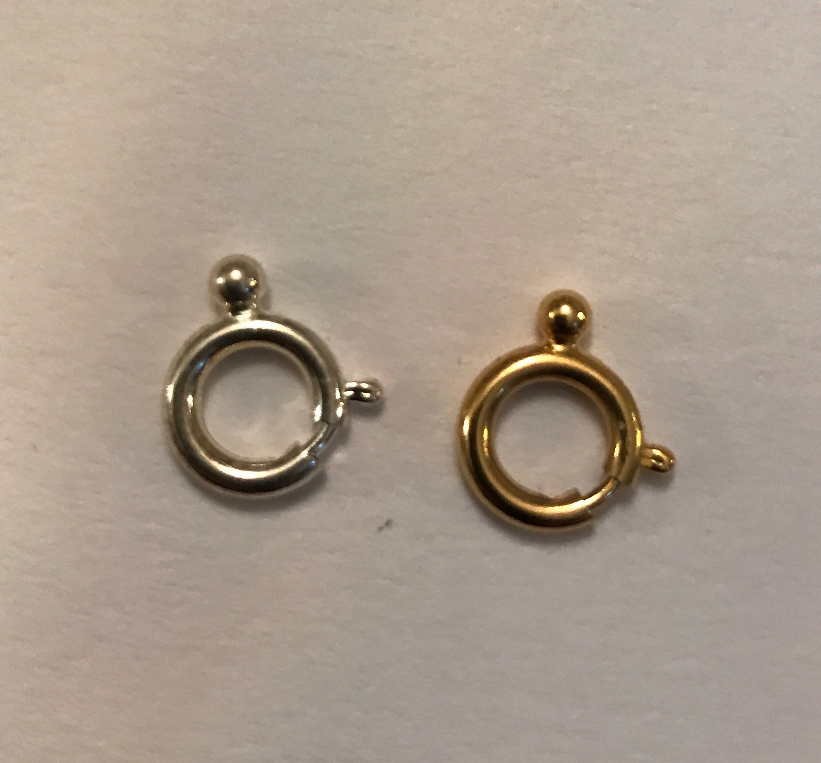 Spring Rings ( designed by Lady Jayne , use them by connecting 2 charms together)