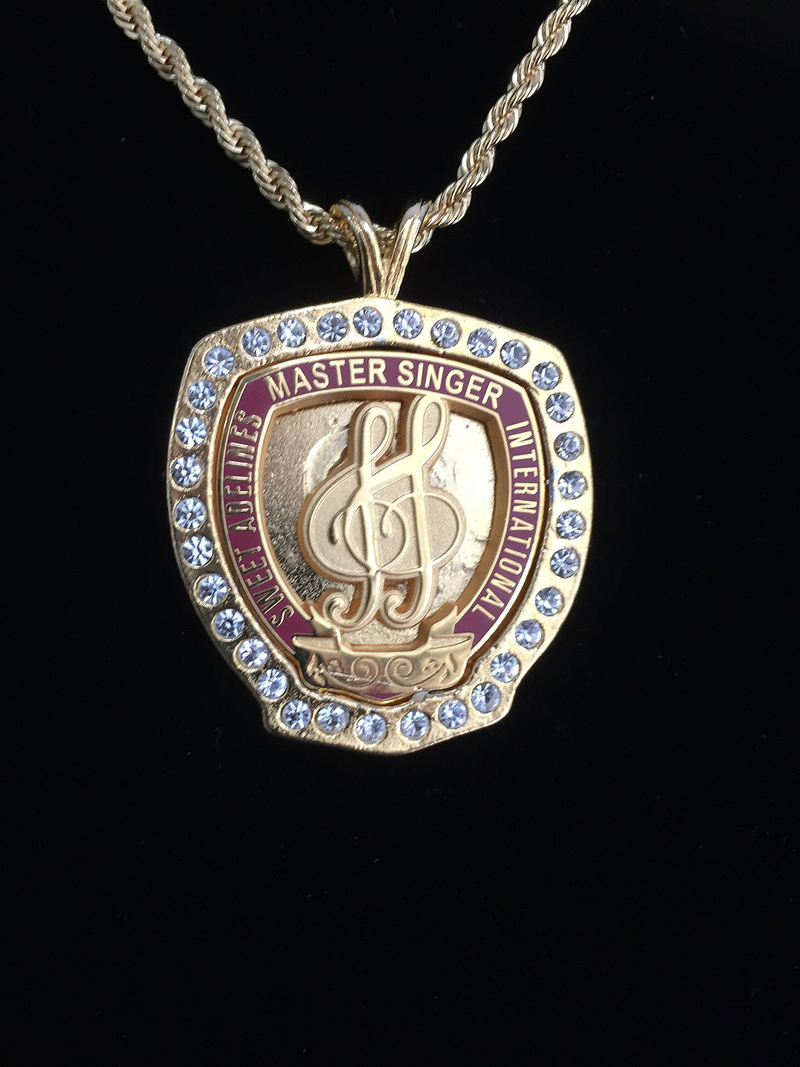 Sweet Adeline Master Singer Medal Holder