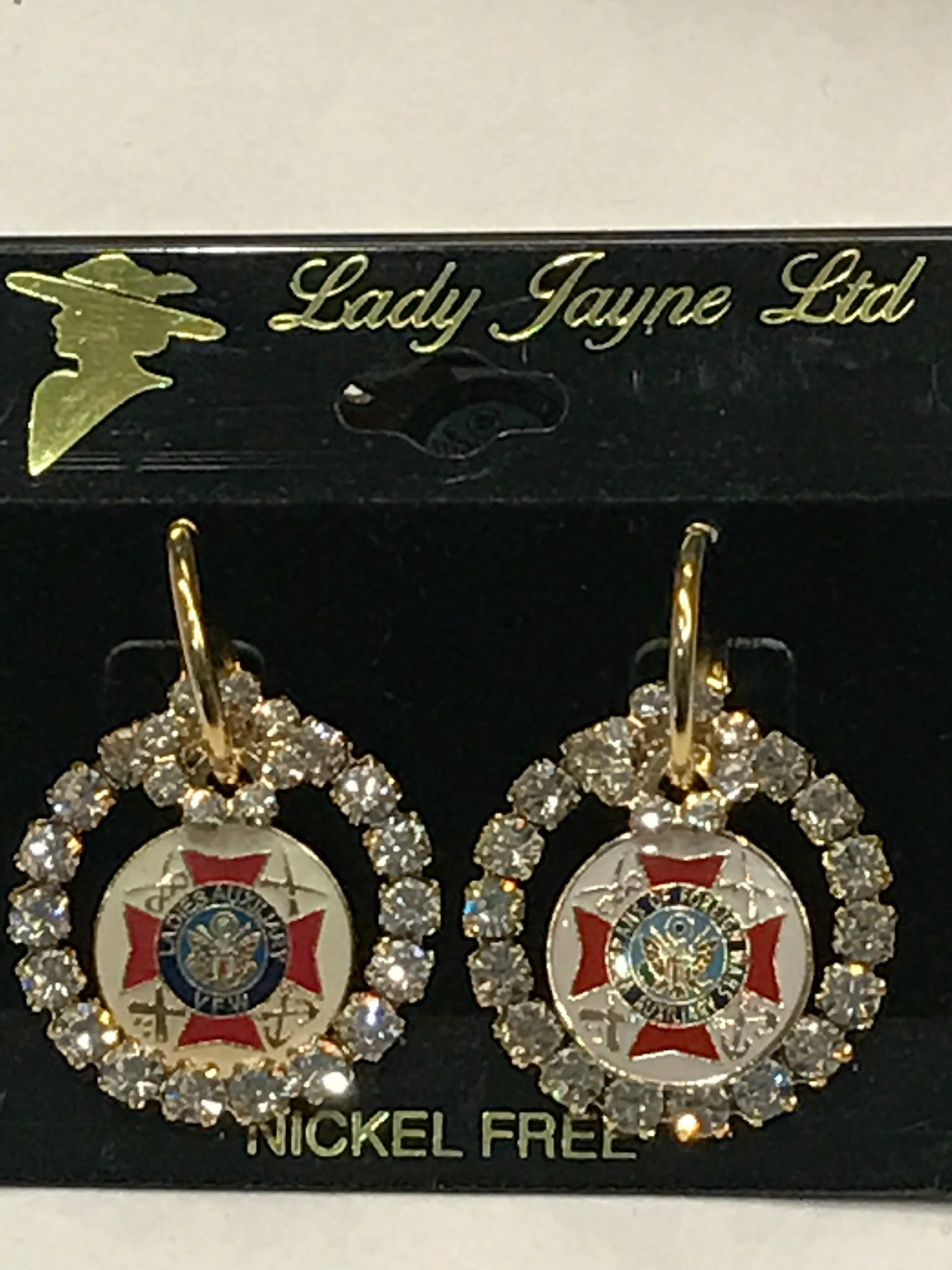 VFW Auxiliary or Regular VFW Earring Set  $109