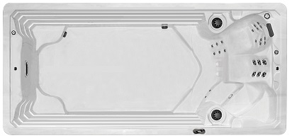 pdc spas sl15 vitality fitness spa shell