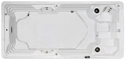 pdc spas sl15s vitality series fitness spa shell