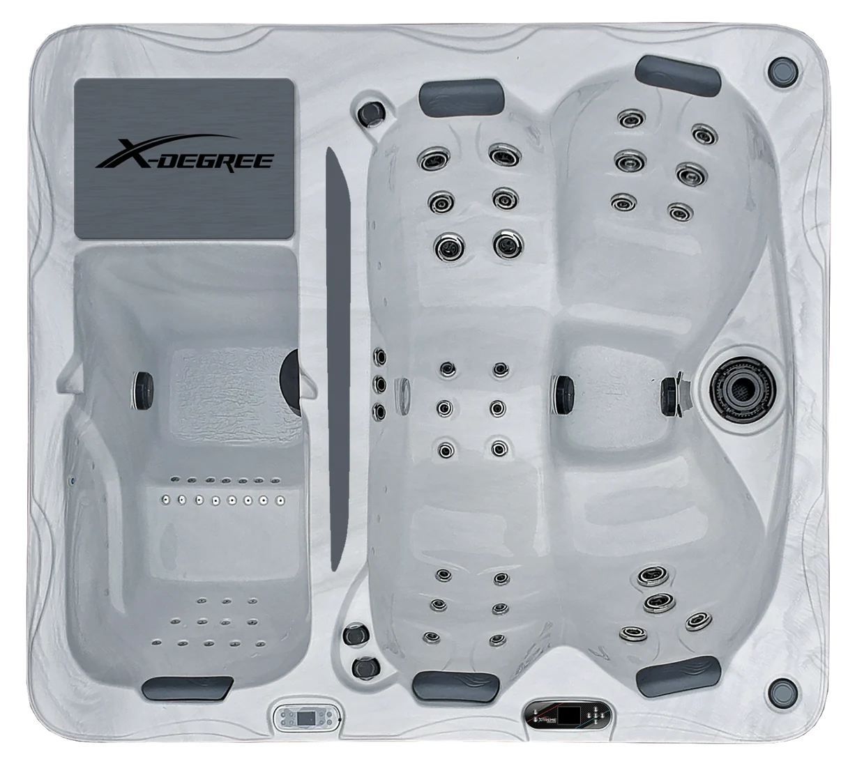 X-degree XD2 dual zone combination therapy plunge spa
