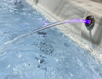 water spout in PDC Spas Splash series model