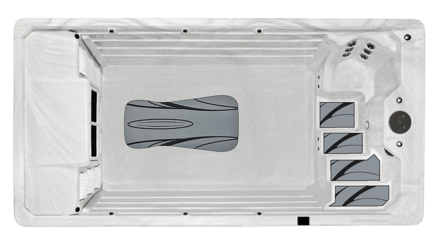truswim tsx15 swim spa shell