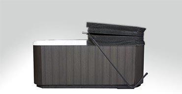 hot tub cover folded in half