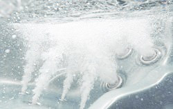 underwater hot tub jetted seat