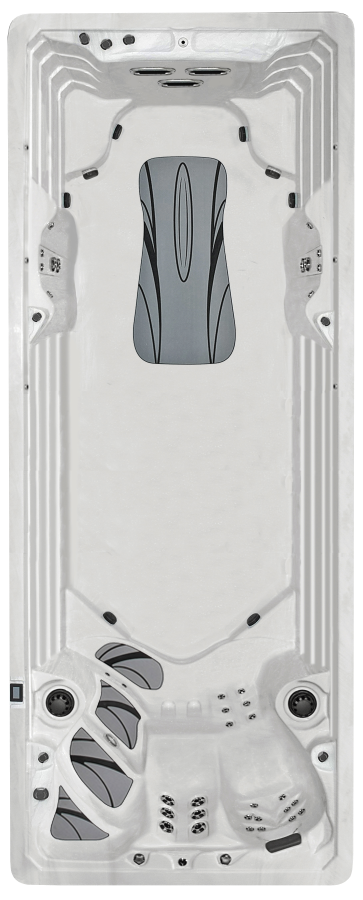 pdc spas summit sx19 swim spa shell