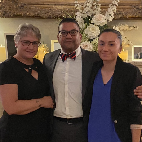 The founding members of The Josh Rojas Foundation - Kristan Rojas, Patricio Rojas, and Katrina Rojas