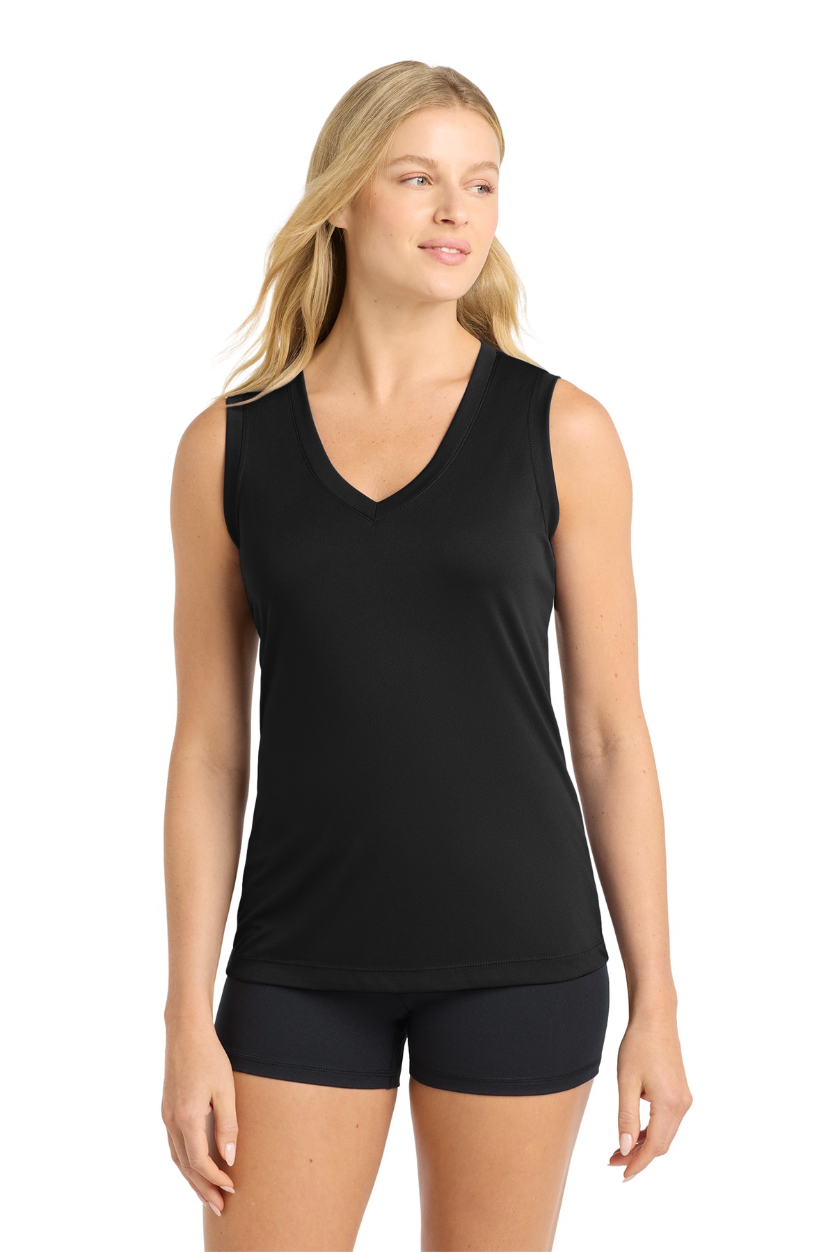 LST352 Sport-Tek® Women's Sleeveless PosiCharge® Competitor™ V-Neck Tee