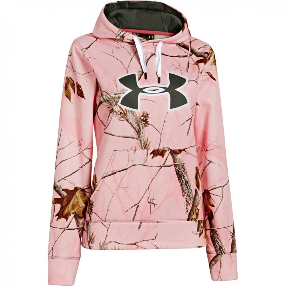 Under Armour Camo Big Logo Hoody Womens
