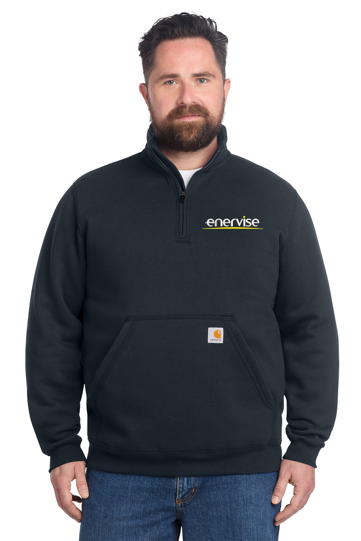 Carhartt® Midweight 1/4-Zip Mock Neck Sweatshirt