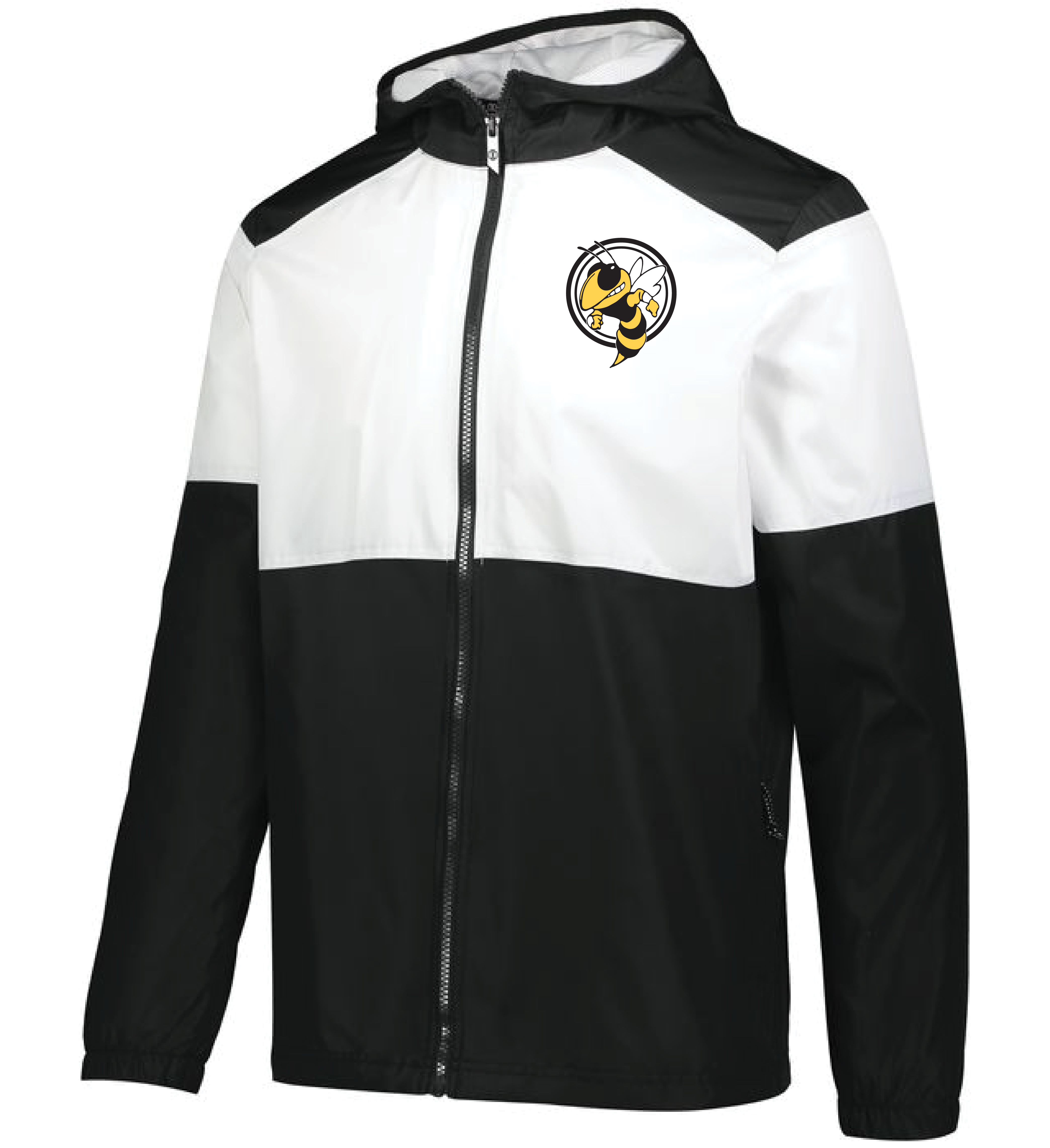 Series X Hooded Jacket with Embroidered Mascot
