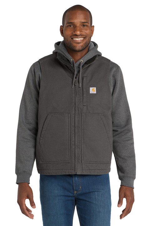 Carhartt® Sherpa-Lined Mock Neck Vest - TP
