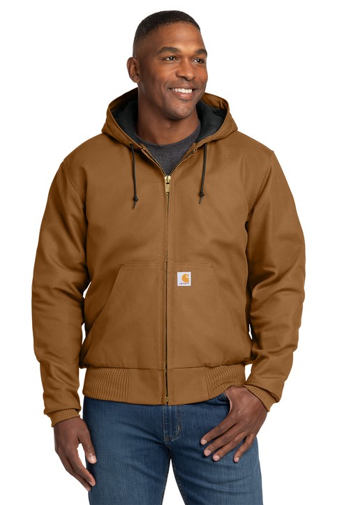 Carhartt Quilted-Flannel-Lined Duck Active Jac - TP