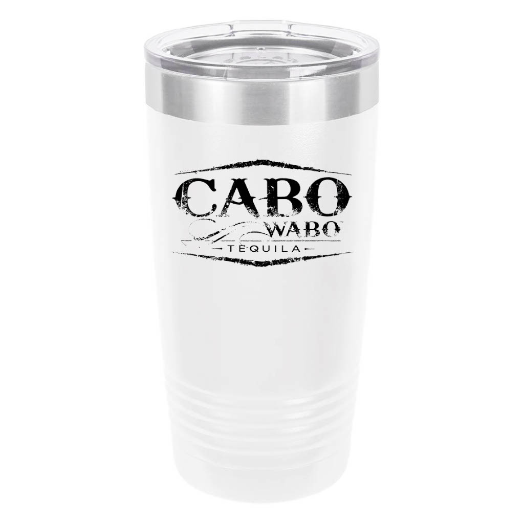 Polar Camel Cabo Wabo 20oz Tumbler - Ringneck Stainless Steel Tumbler Insulated Cup - Vacuum Insulated Tumbler with Clear Lid - Great Travel Tumbler - Premium Quality Stainless Steel Tumblers