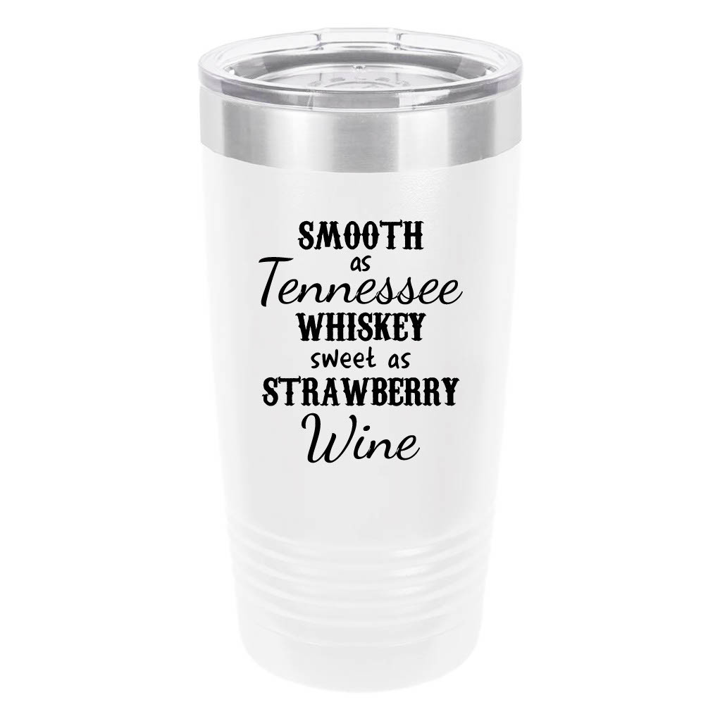 Polar Camel Tennessee Whiskey 20oz Tumbler - Ringneck Stainless Steel Tumbler Insulated Cup - Vacuum Insulated Tumbler with Clear Lid - Great Travel Tumbler - Premium Quality Stainless Steel Tumblers