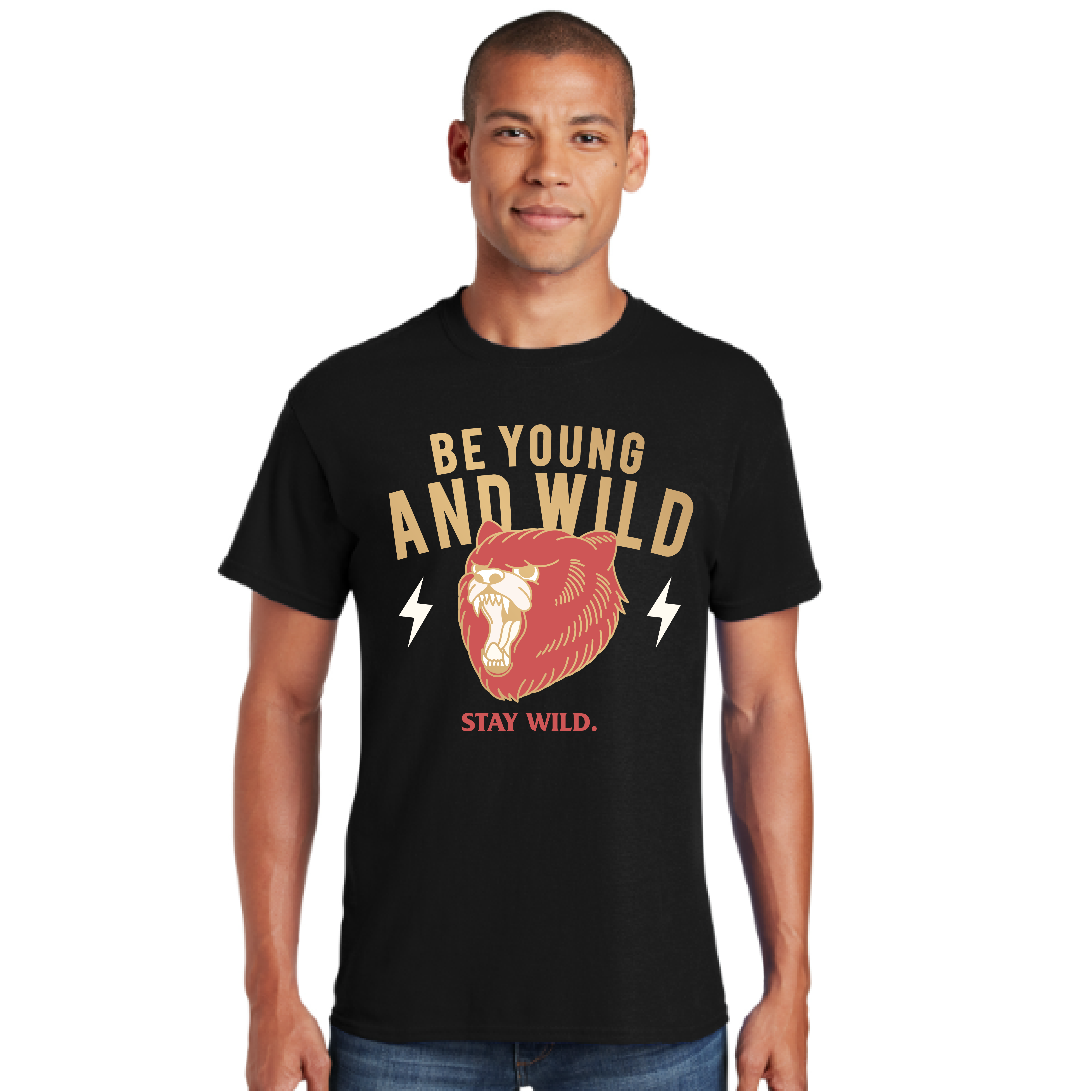 Stay Wild Young & Wild Tee PC54