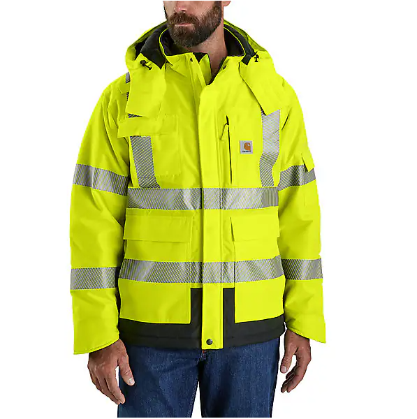 High-Visibility Waterproof Class 3 Sherwood Jacket - 4 Extreme Warmth Rating