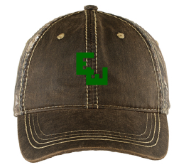 Embroidered Port Authority® Pigment Print Camouflage Cap - C819