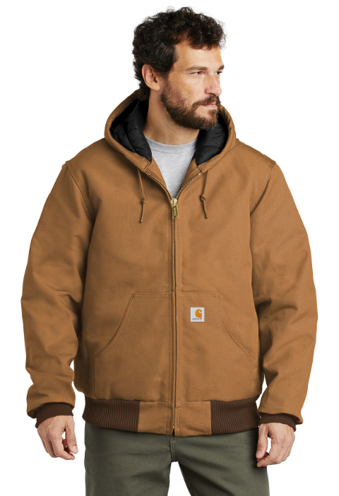 Carhartt ® Quilted-Flannel-Lined Duck Active Jac - Greenacres