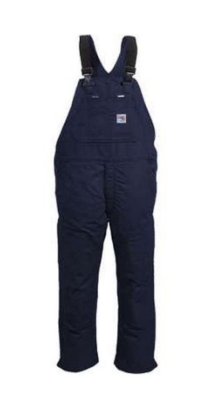 Carhartt Men's Flame-Resistant Navy Duck Bib Overall
