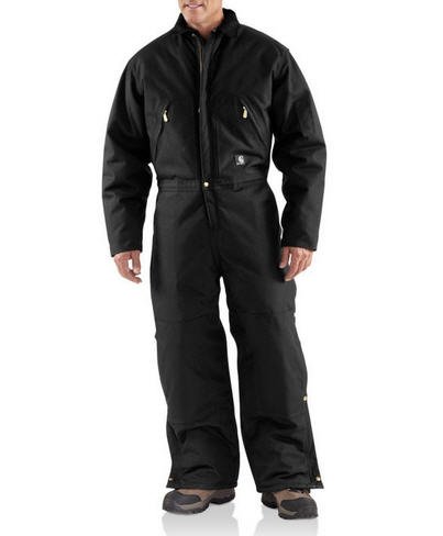 carharttオーバーオール Carhartt X06 Black Extreme Arctic Quilt Lined Duck Coverall | Zonk