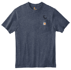 Embroidered Carhartt ® Tall Workwear Pocket Short Sleeve T-Shirt - CTTK87